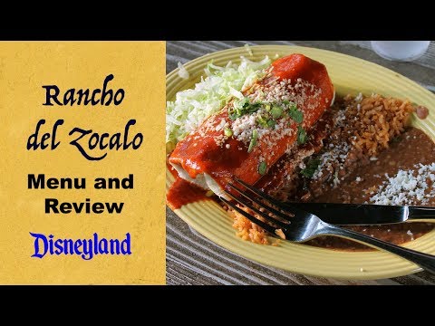 Rancho del Zocalo Disneyland Menu and Review