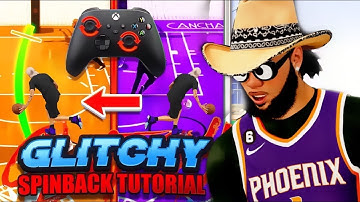 HOW TO DO GLITCHY SPINBACK IN NBA 2K23! BEST SPIN BACK DRIBBLE TUTORIAL (STEEZO SPIN)