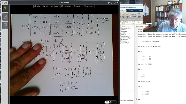 Solving Kd=f with displacement boundary conditions (part 1 of 2)