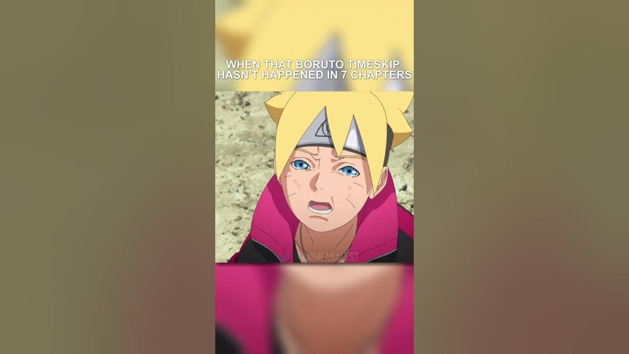 Once animated I know this episode is gonna so BIG numbers lol. The  anticipation for the time skip is really worth the wait. Boruto…