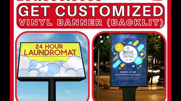 Vinyl Banner Backlit