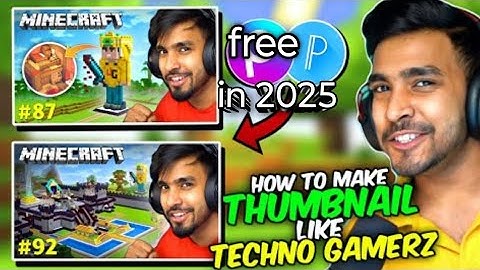 😍Make Thumbnail Like TECHNO GAMERZ (Secret Revel😱) in 2025 free