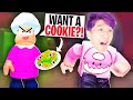 Can LankyBox Escape GRANNY'S HOUSE In This ROBLOX STORY?! (JUSTIN BECAME GRANNY!)