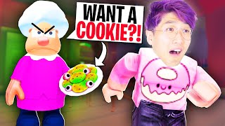 Can LankyBox Escape GRANNYS HOUSE In This ROBLOX STORY (JUSTIN BECAME GRANNY)