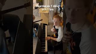 1 idiot and 1 good play czardas on piano autistic bass and trumpet