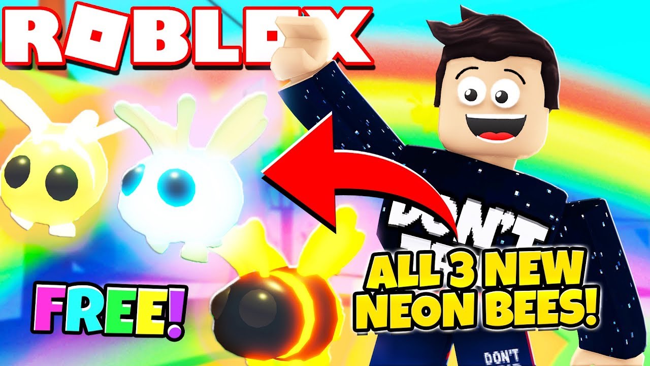 New How To Get Every Neon Bee In Adopt Me New Adopt Me Bee