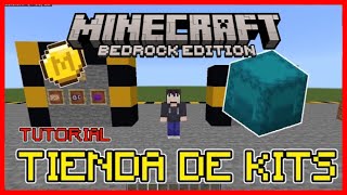 Cómo hacer una Tienda de Kits con comandos en Minecraft Bedrock 1.19 | CleanupBull