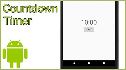 Simple Countdown Timer - Android Studio Tutorial