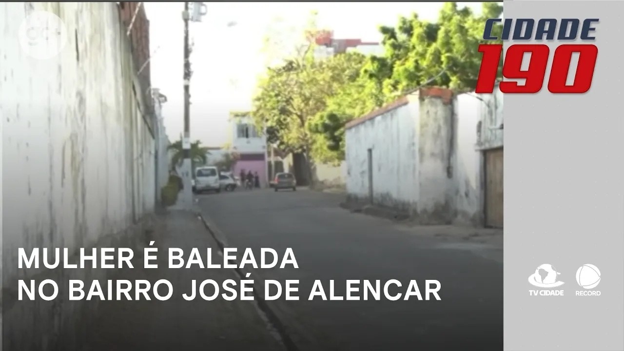 Mulher é baleada enquanto conversava; houve correria no local e vítima socorrida | Cidade 190