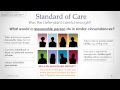 Tort of Negligence: Standard of Care