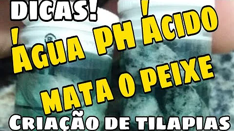 Como corrigir pH da água de poço?