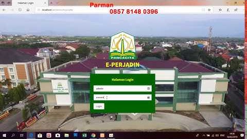 aplikasi perjalanan dinas/SPPD  dengan php mysqli dan bootstrap