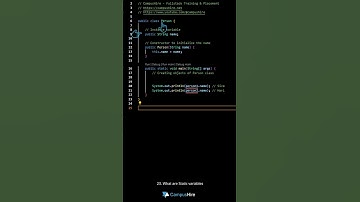 Java IQ #23 - What are Static Variables #javafullstackdevelopercourse #javainterviewquestions