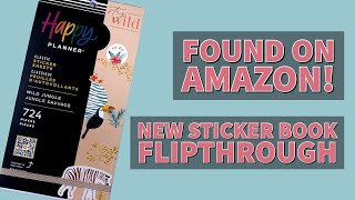 Wild Jungle Flip Through | Spring Release Sticker Book on Amazon! Not the Happy Planner Site! screenshot 5
