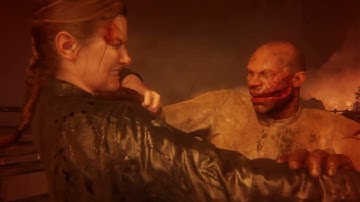 the last of us part 2 4k(part27) making our escape