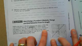 1/25/2017 Domain/Range Intervals and End Behavior