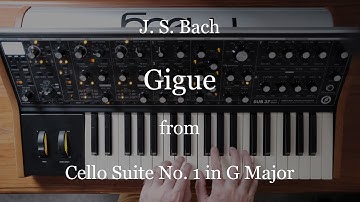 Gigue from Bach