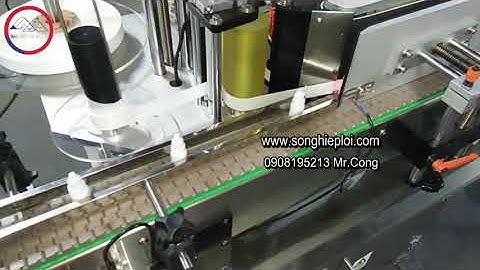 Máy chiết rót vặn nắp chai thuốc nhỏ mắt tự động   dây chuyền sản xuất dược phẩm