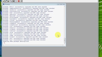 R Commander (Rcmdr) installation for Windows
