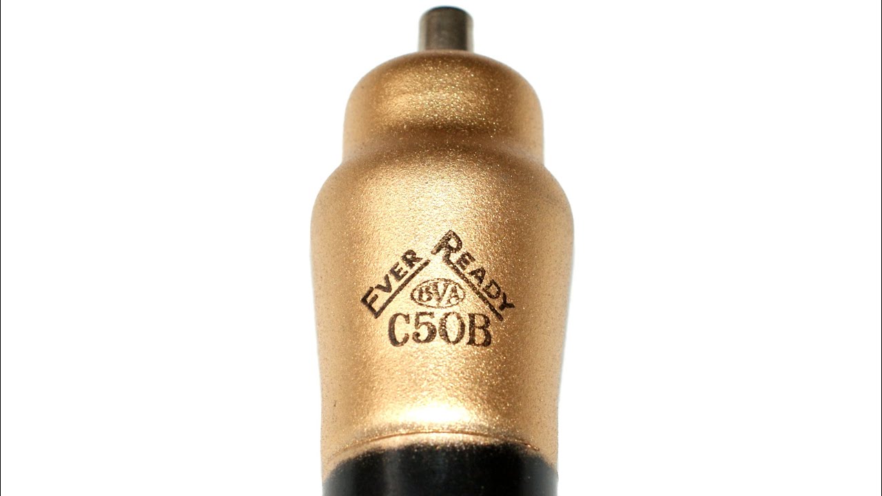 Unboxing An Ever Ready C50B HF Pentode Vacuum Tube   