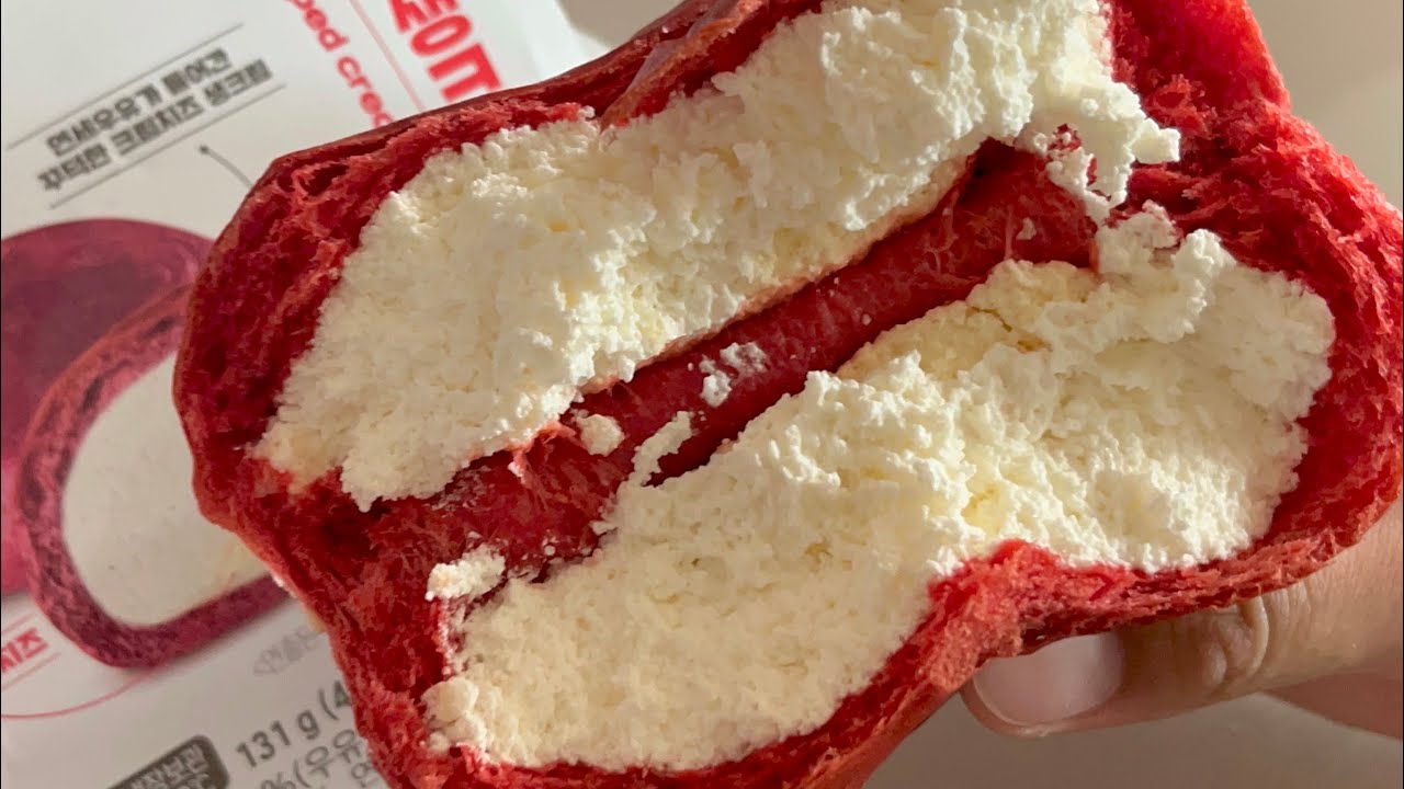 #21 먹방 브이로그 | 연세우유 빵친자 | 말차초코크림빵•레드벨벳생크림빵•메론생크림빵