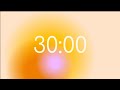 Orange aura pomodoro technique 30 minute timer with 10 minute breaks  study and focus timer