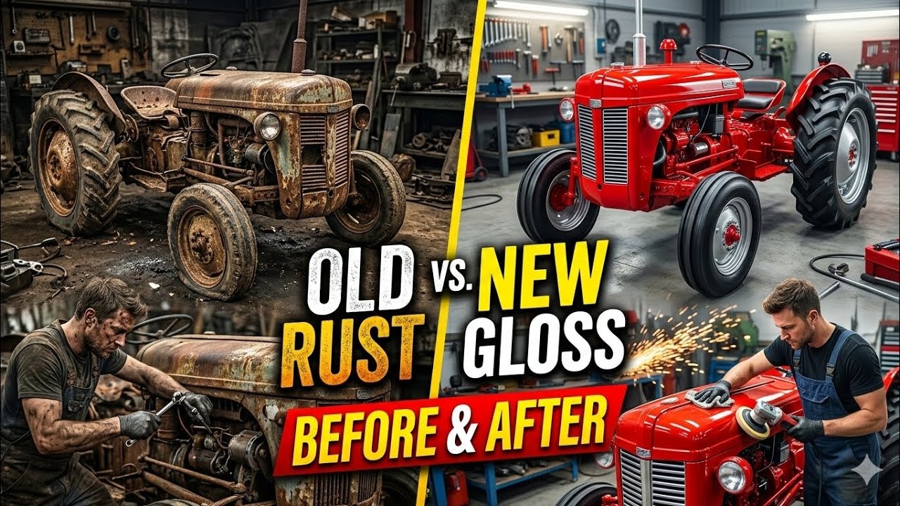 “You Won’t Believe This Old Tractor Restoration!”