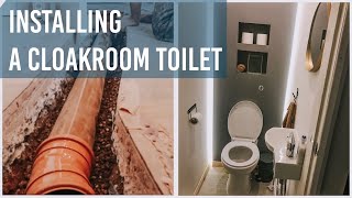 Install a cloakroom toilet: part one