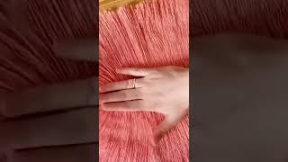 Thread stitching process #sewing #threads #textile #fabric