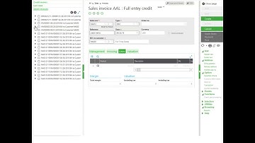 Sage X3 - How to Enter Credit Memos for a Sales Invoice