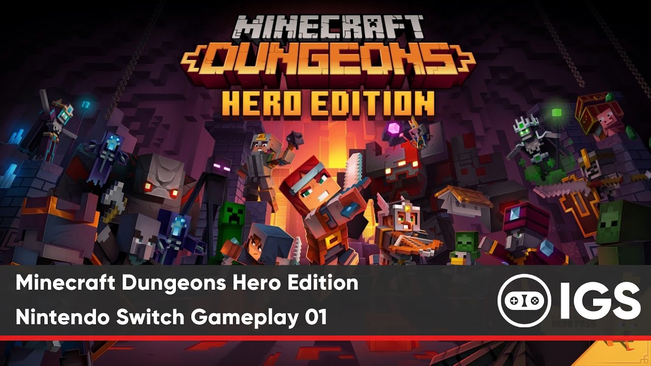 Minecraft Dungeons Hero Edition | Nintendo Switch Gameplay 01 - YouTube