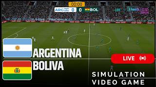 Argentina vs Bolivia [LIVE] Friendly Match 2026 ✅ | Full Match Simulation/Recreation