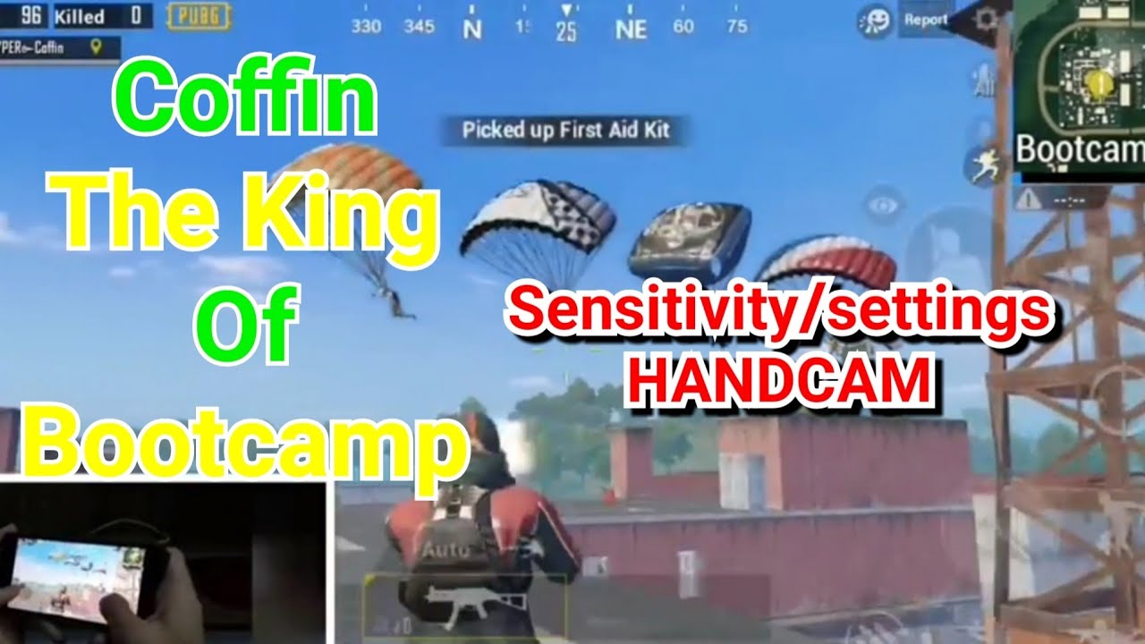 Coffin Siraja Bootcamp ( HANDCAM GAMEPLAY ) PUBG Mobile