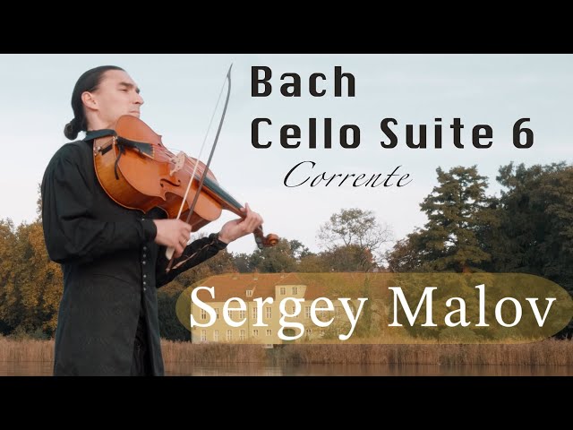 Bach Suite 6 Corrente played on Violoncello da Spalla by Sergey Malov