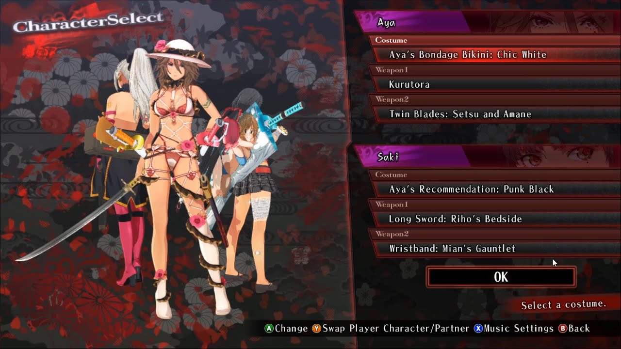 Onechanbara: Origin (All DLC Costumes)