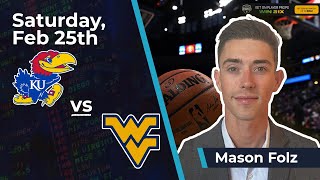 West Virginia vs. Kansas Prediction, 2/25/23: NCAAB Free Betting Pick From Mason Folz