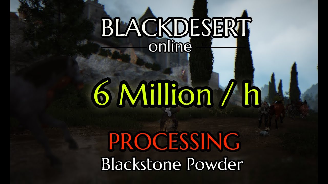 bdo how to make money afk processing