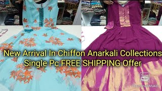 ?Trending Chiffon Anarkali Collections? BEST PRICE with Free shipping Offer #anarkali #trends #haul