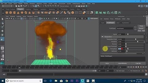 Autodesk Maya Fluid Tutorial | Maya Blast Part1