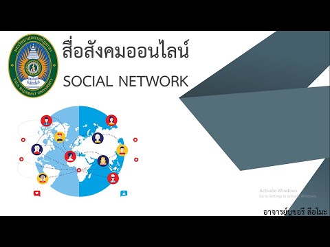 สื่อสังคมออนไลน์ (Social Network)