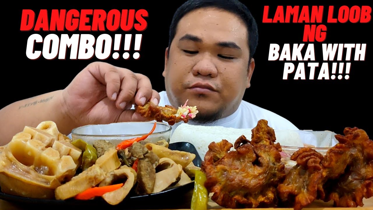 BEEF PAPAITAN MUKBANG ASMR | CHICHARON BULAKLAK | MUKBANG PHILIPPINES ...