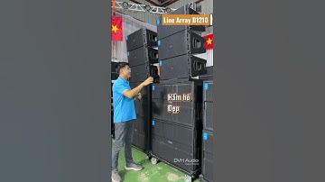Nên chọn loa line array hay loa hỏa tiễn ? #dvhaudio #loadamcuoi #danloasukien #shorts