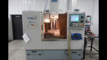 Milltronics VM17 CNC Vertical Machining Center w/ Centurion 6 CNC Control, 8K RPM Spindle & More