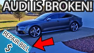 Cost to Fix Audi RS7 after 1 Week of Ownership! (CRAZY EXPENSIVE) Plus shop Update