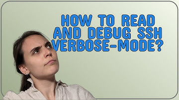 Unix: How to read and debug SSH verbose-mode?