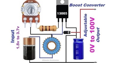 How to Make Adjustable Boost Converter  | 3.7v to 60v | 1.5v to 12v Voltage Booster Circuit