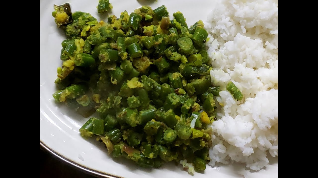 How to cook Green Beans|Grated Coconut and Coconut Oil| Green Beans Recipe|Side Dish recipe