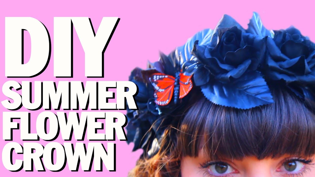 Awesome Floral Crown How-To...Easy to Make!