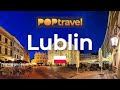 Walking in LUBLIN / Poland 🇵🇱- Blue Hour Tour - 4K 60fps (UHD)