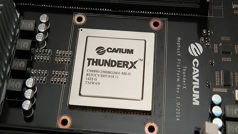 Cavium ThunderX 48 Core 2.5Ghz ARM Server SoC